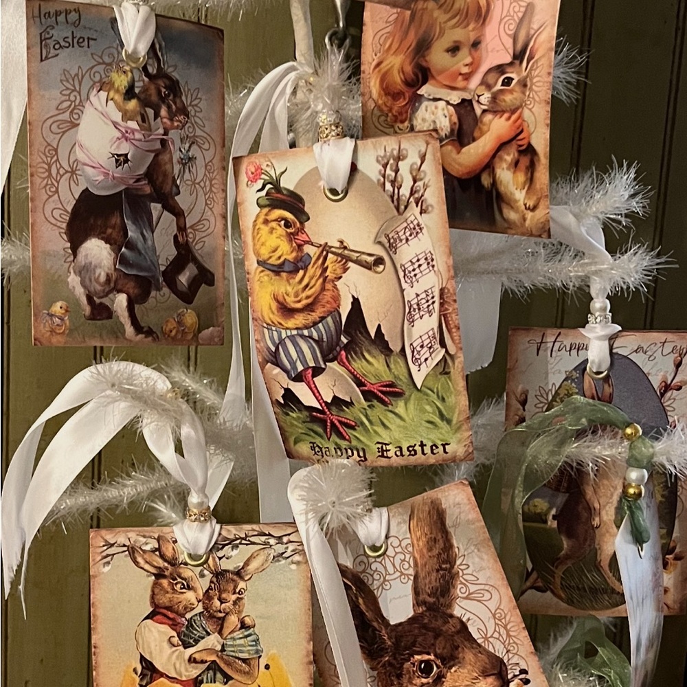 Vintage Kathryn Clarke Easter Hanging Decor - Picture 8 of 16